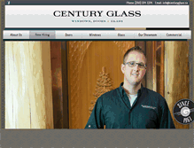 Tablet Screenshot of centuryglass.ca